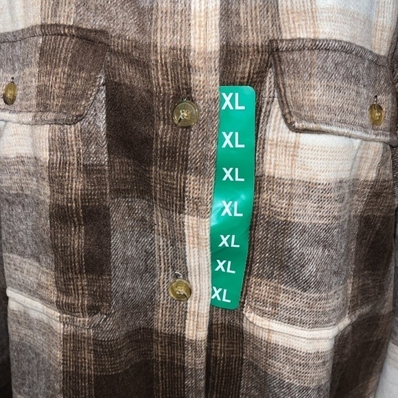Banana Republic Womens
Shirt Jacket Brown Plaid
Shacket Oversized XL & Large - Picture 3 of 13